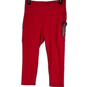 New with Tags RAG Missy Red Women's Jogger Yoga Pant Stretch Size Large